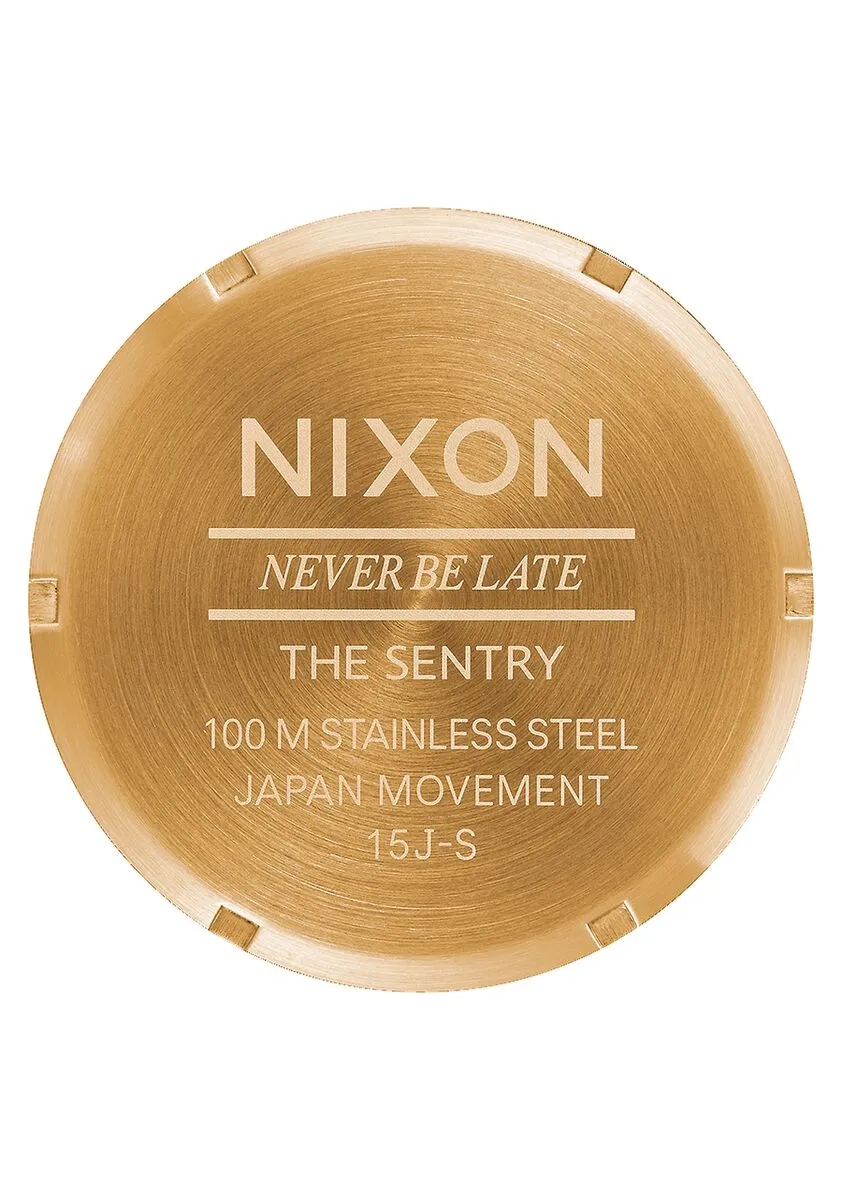 Nixon Sentry Leather Watch A105-513-00
