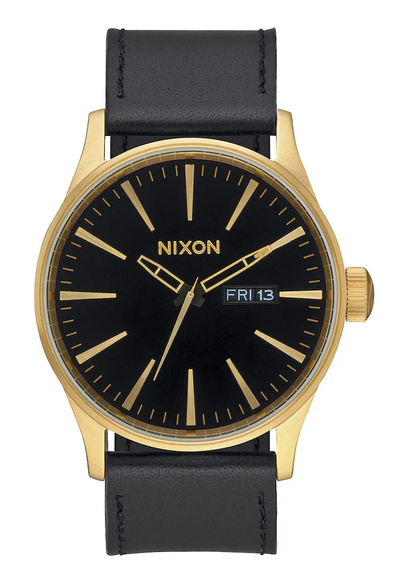Nixon Sentry Leather Watch A105-513-00