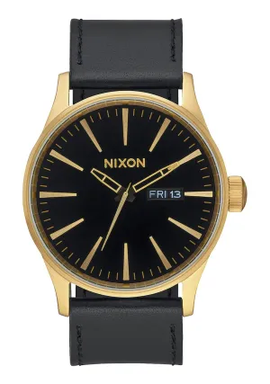 Nixon Sentry Leather Watch A105-513-00