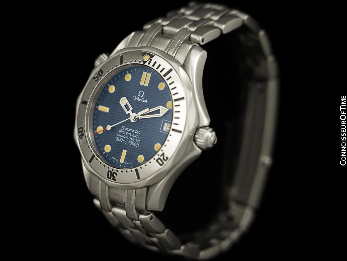 Omega Seamaster 300M Mens Professional Diver Automatic Chronometer 2552.80 Watch, Stainless Steel - Boxes & Papers