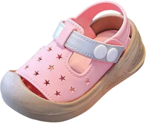 Open Toe Sandals Baby Toddler Shoes Infant Childrens Closed Toe Kick Non Slip Soft Bottom Boy Sandals