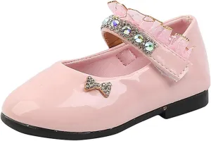 Open Toe Sandals Girls Leather Shoes Spring And Fall New Soft Bottom Shoes Foreign Students Small Leather Dance Fashion Flat Bottom Performance