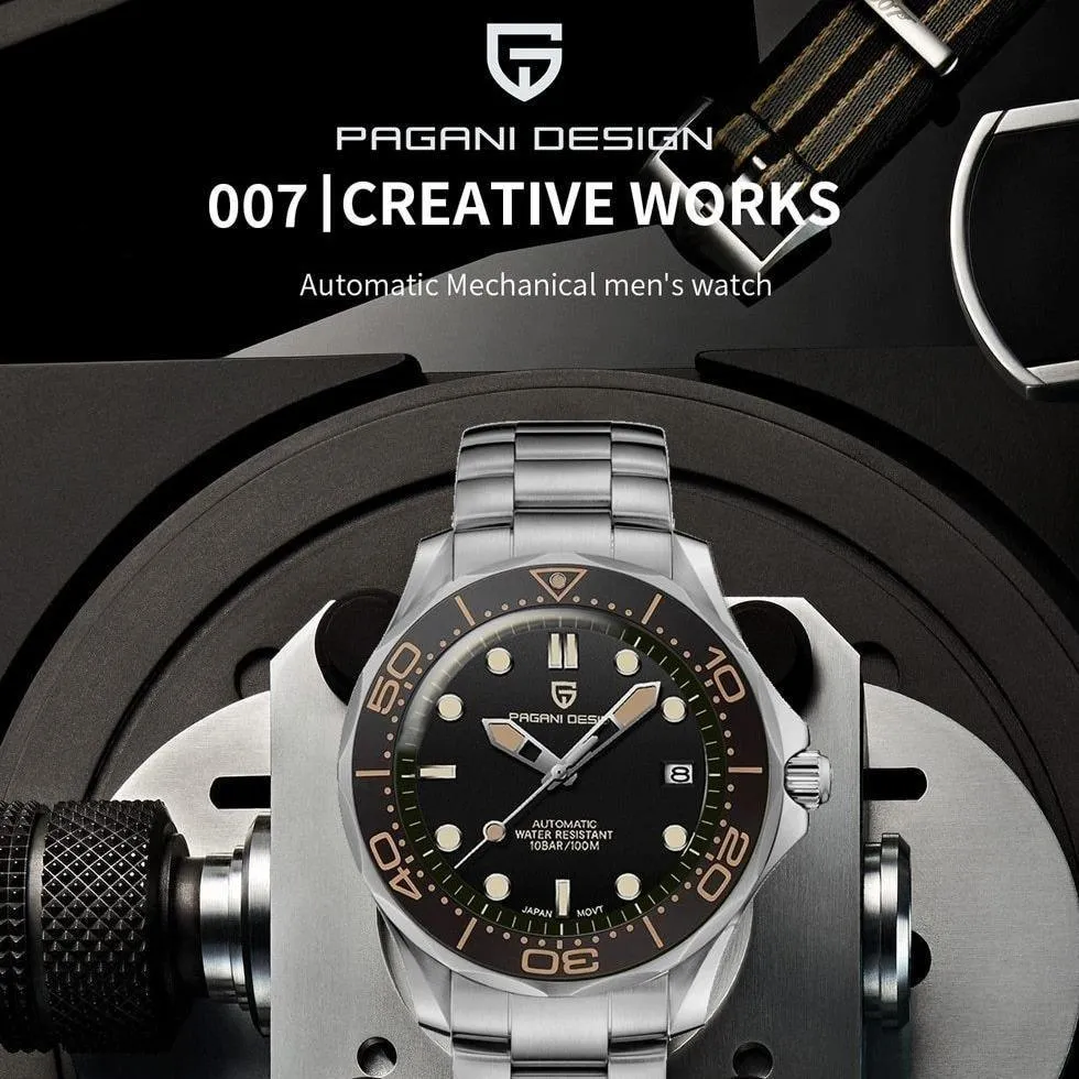 Pagani Design 007 Seamaster Diving Edition Homage Watches