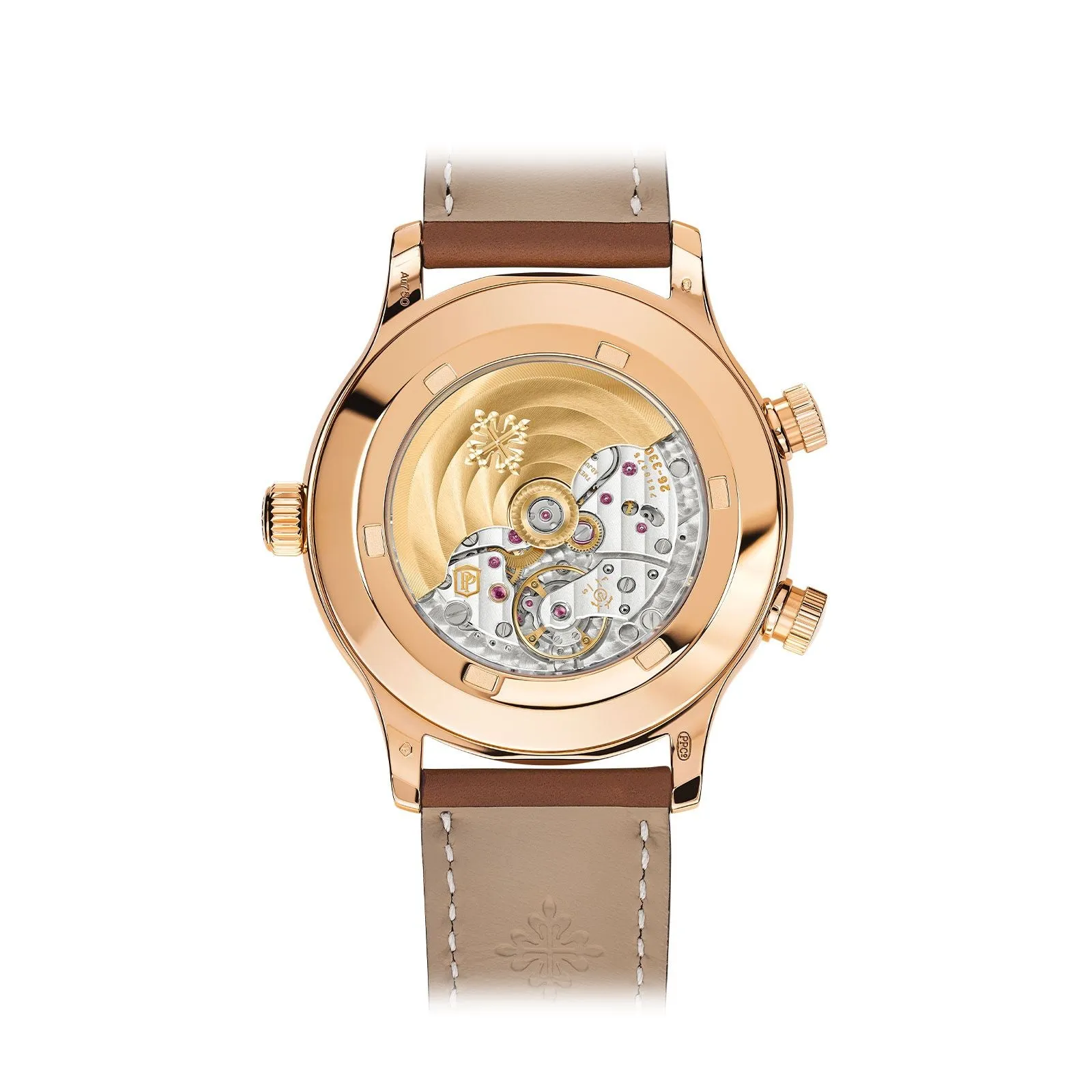 Patek Philippe Calatrava Pilot Travel Time, Brown Sunburst Dial 5524R-001