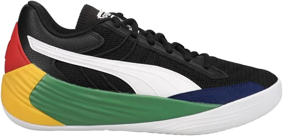 PUMA Fusion Nitro Black Fives Puma Black/Amazon Green 9 D (M)