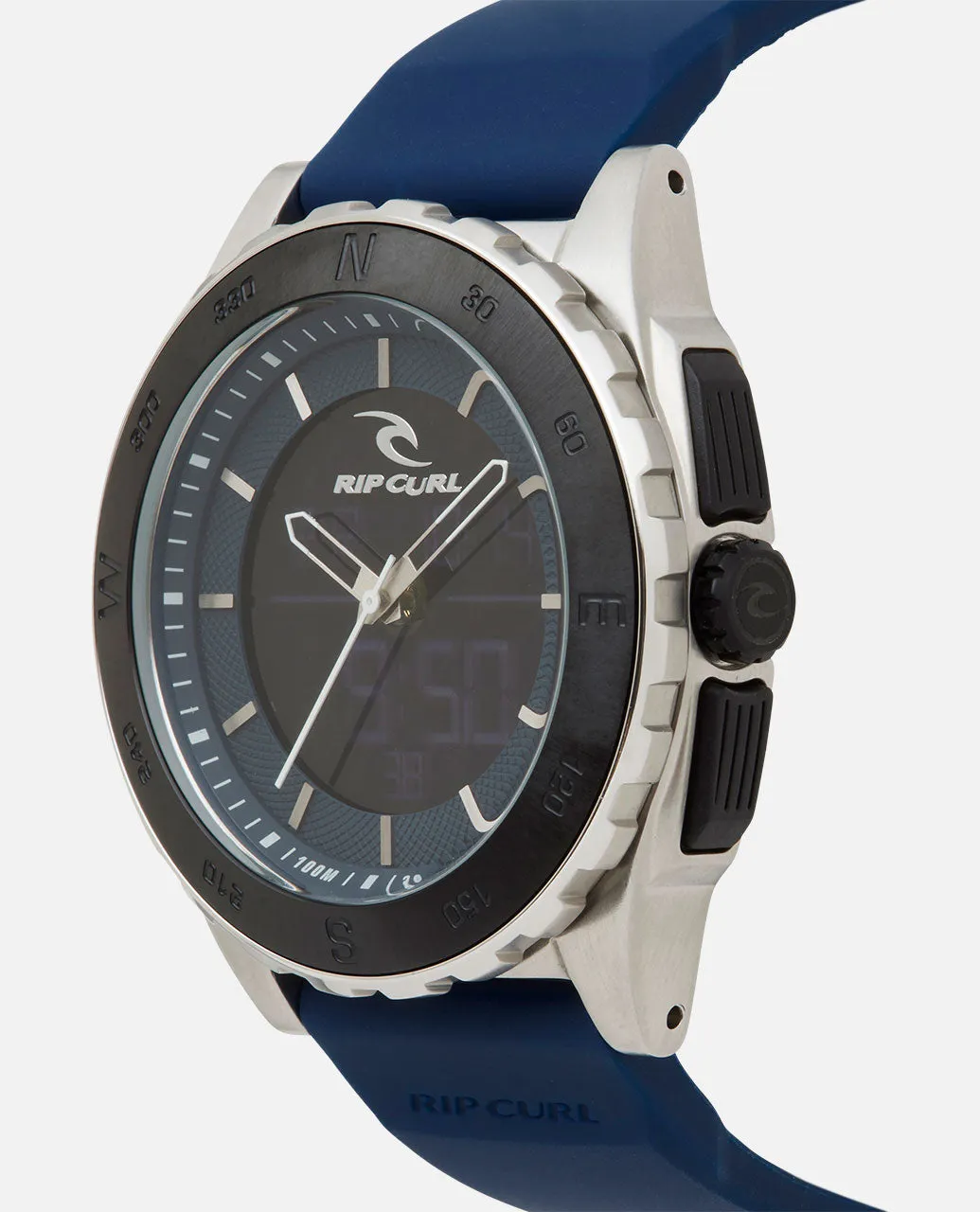 Rival Ana Digital Rubber Watch - Deep Blue