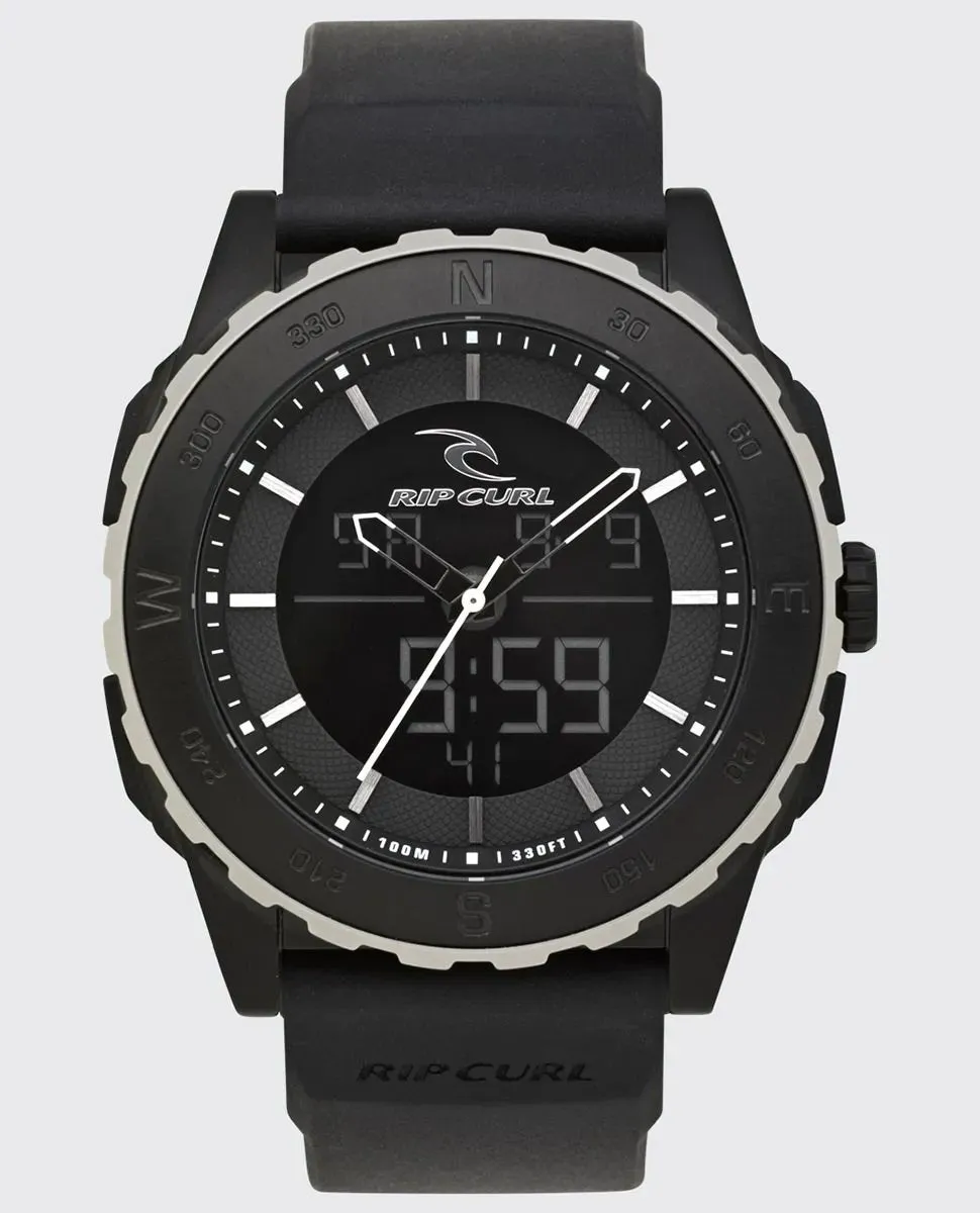 Rival Ana Digital Rubber Watch - Midnight