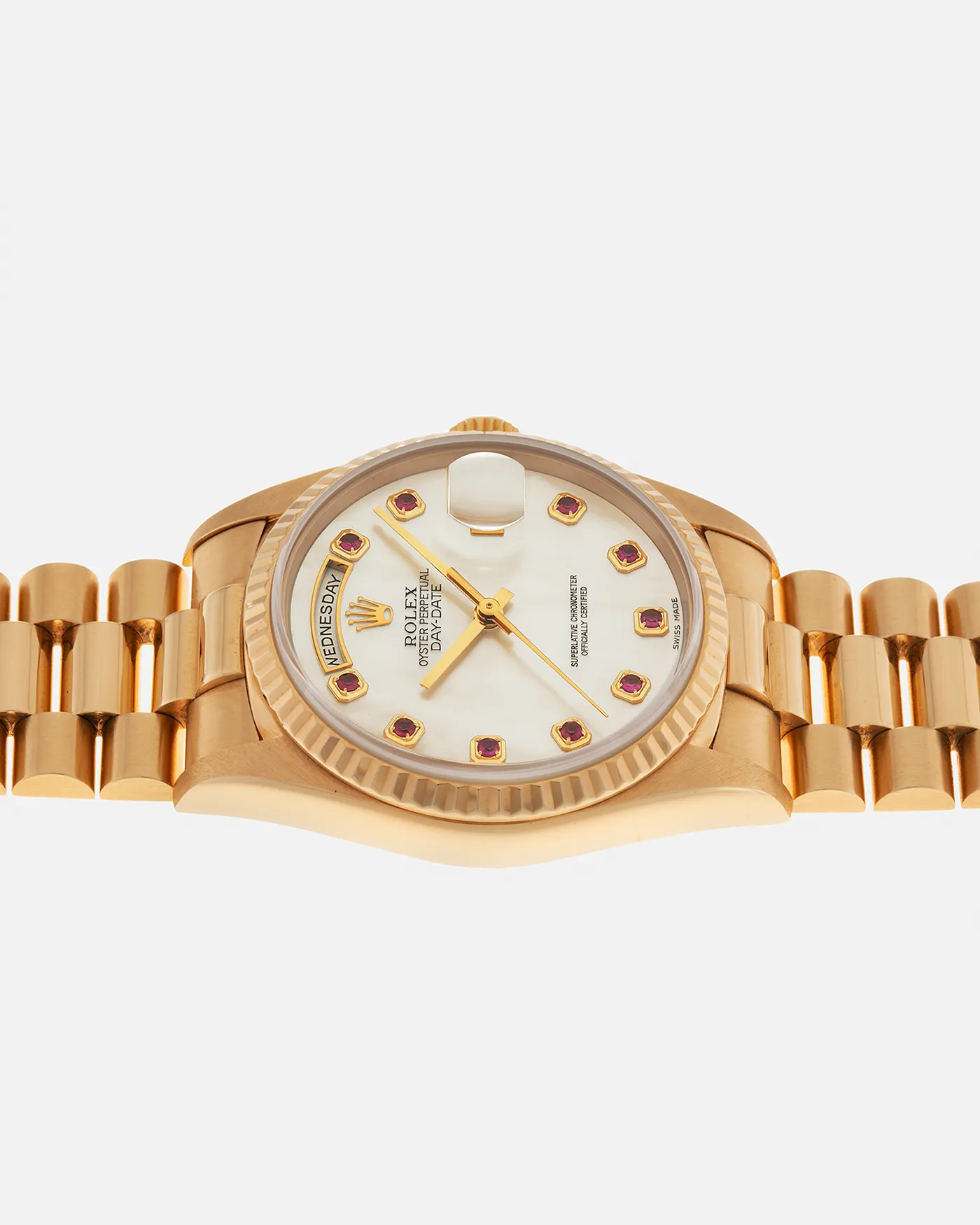 Rolex Day-Date 18238 Mother of Pearl Rubies