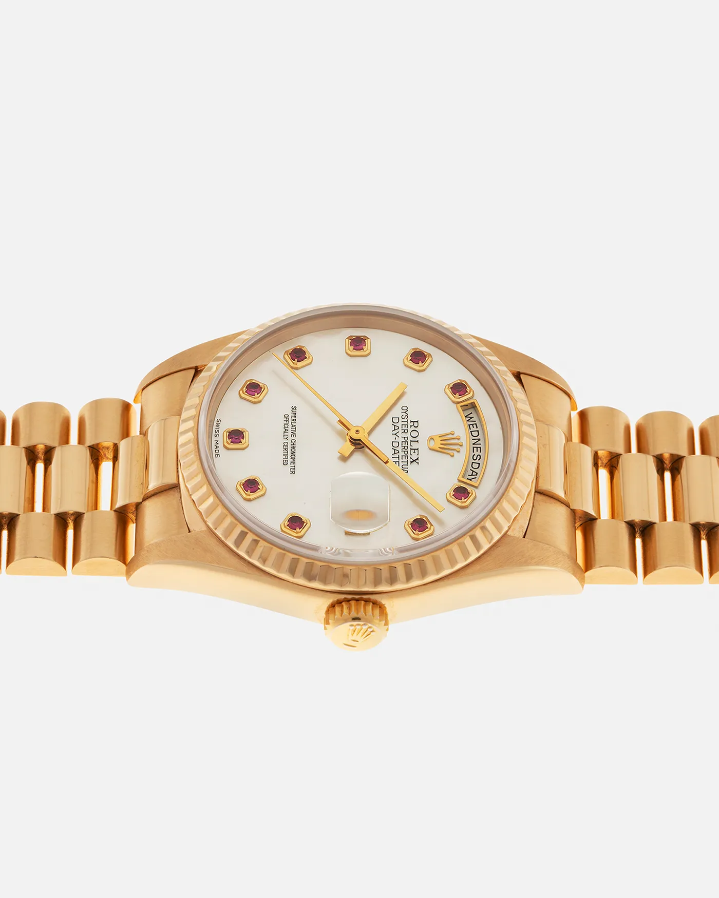 Rolex Day-Date 18238 Mother of Pearl Rubies