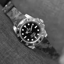 Rolex Graphite Digi Rubber Straps