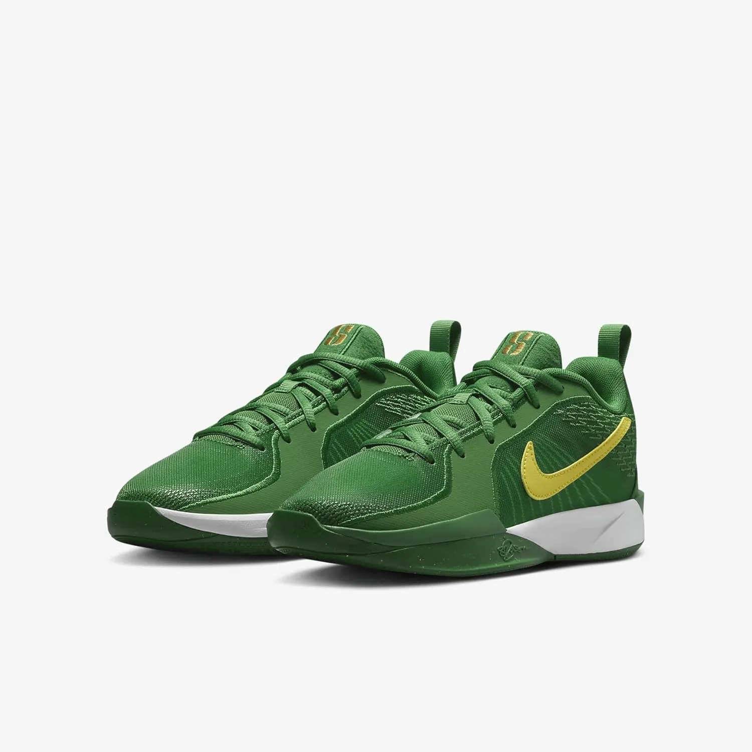Sabrina 2 Big Kids' Basketball Shoes (HQ4515-300, Apple Green/White/Yellow Strike)