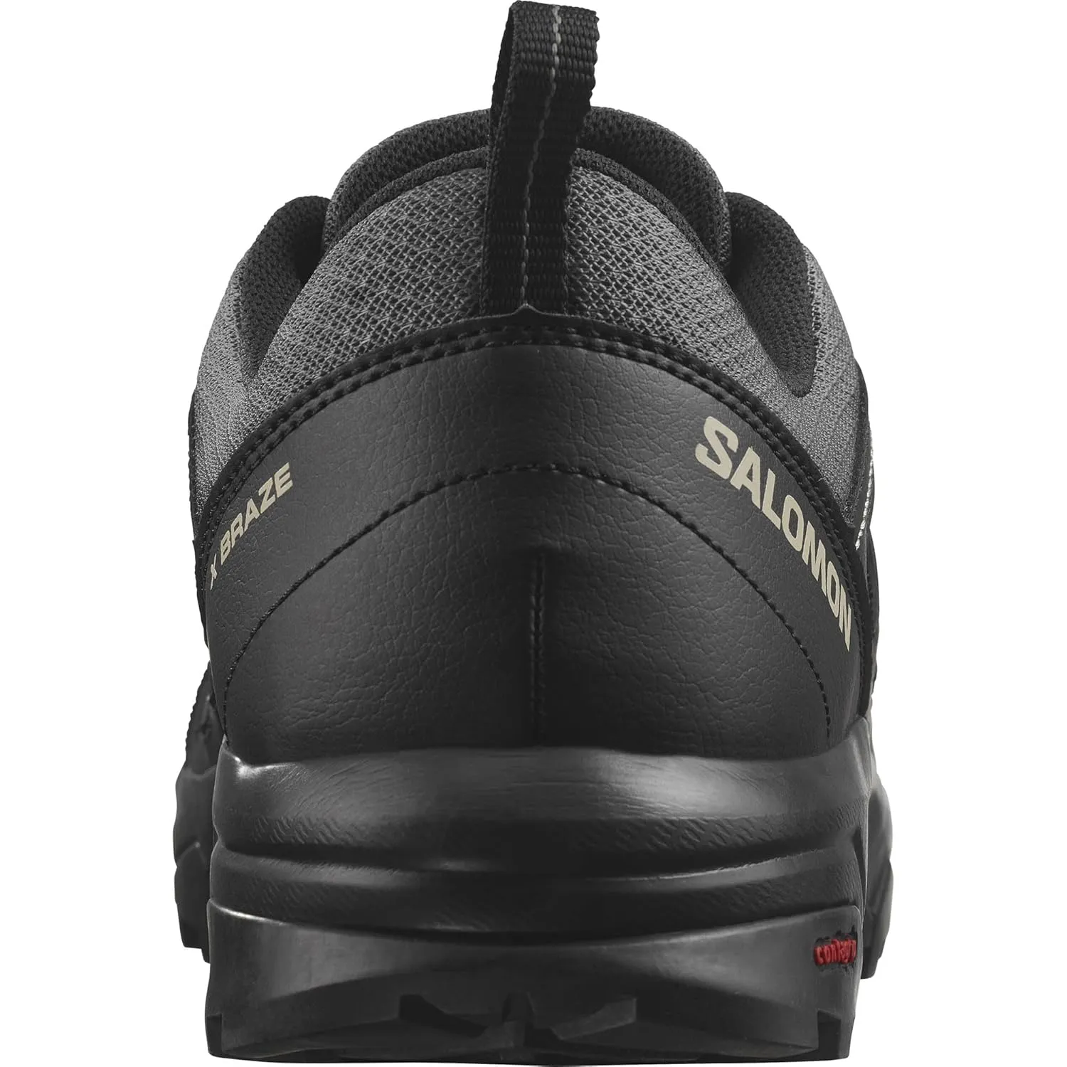 Salomon Men's X BRAZE Hiking Shoes for Men, Pewter / Black / Feather Gray,10