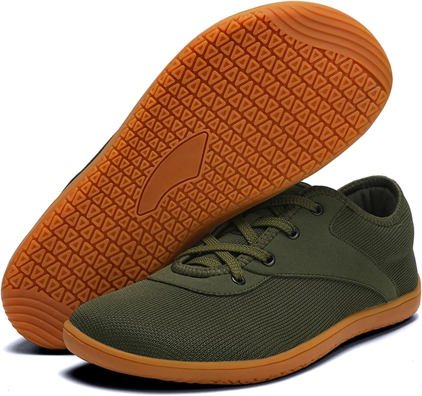 SECHRITE Womens Mens Wide Width Barefoot Sneakers Minimalist Zero Drop Sole Wide Toe Box Fashion Walking Shoes