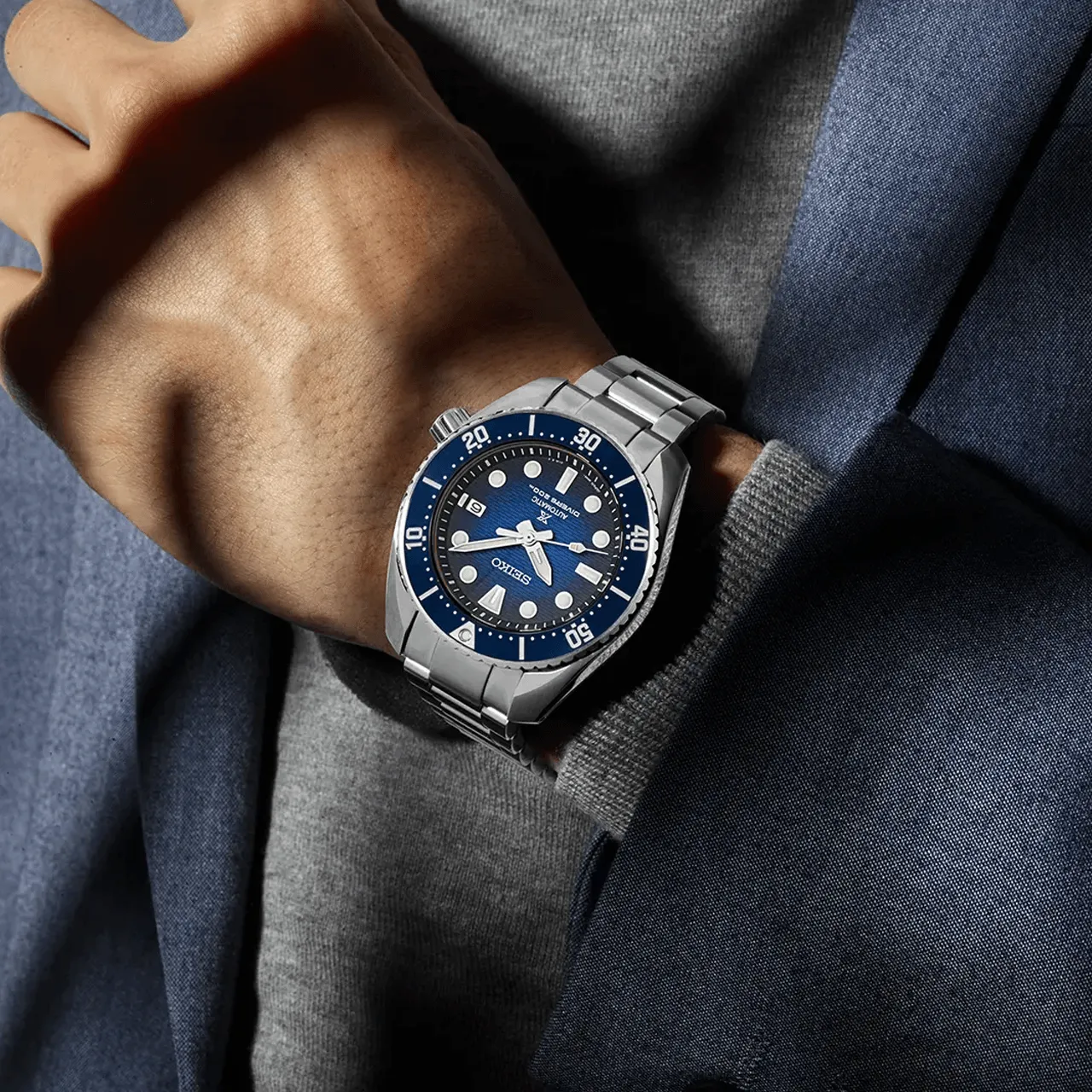 Seiko - SPB321J Prospex King Sumo Blue ‘Gradation’ Divers Watch