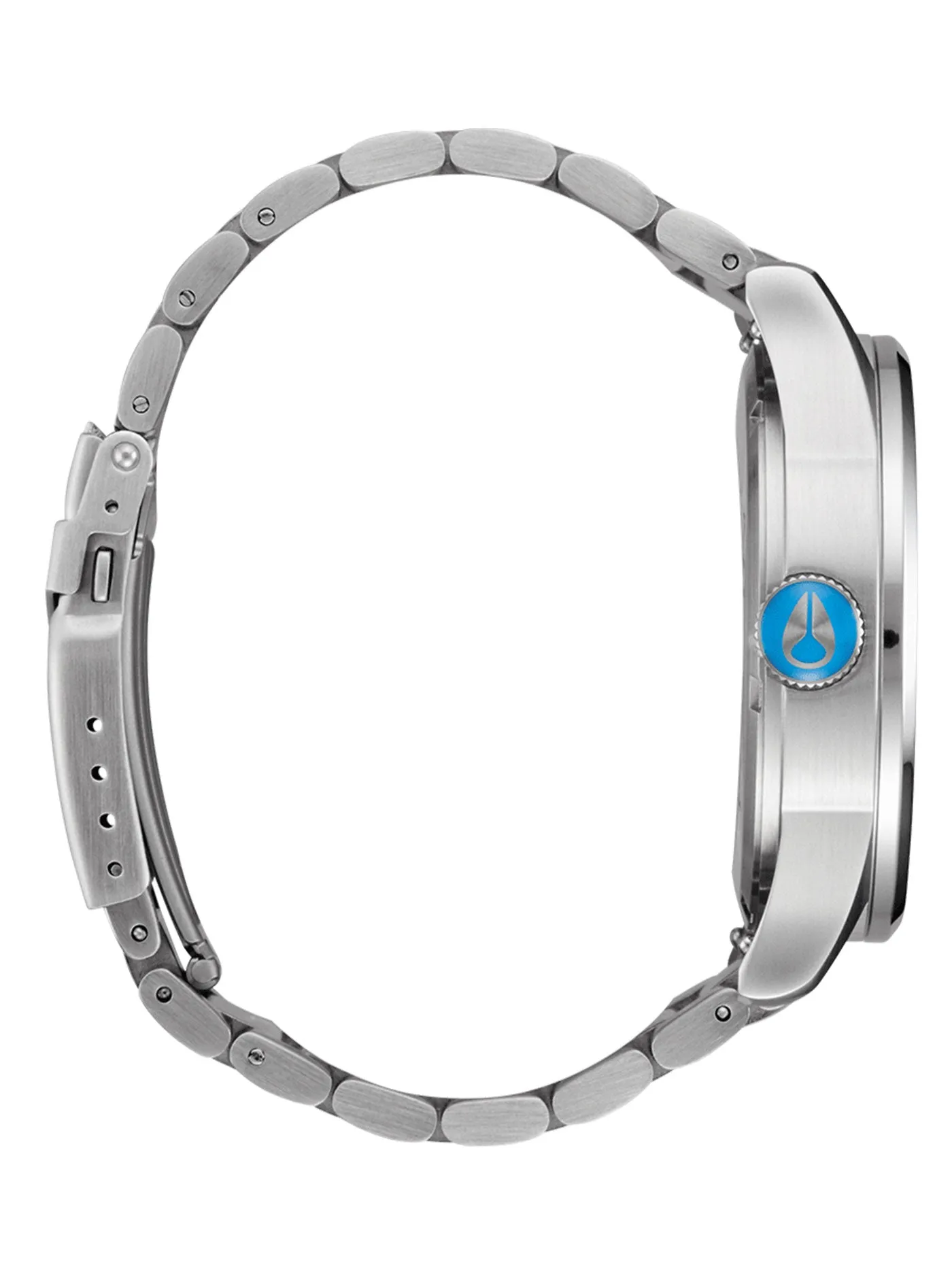 Sentry Stainless Steel Silver/Byron Blue Ombre Watch