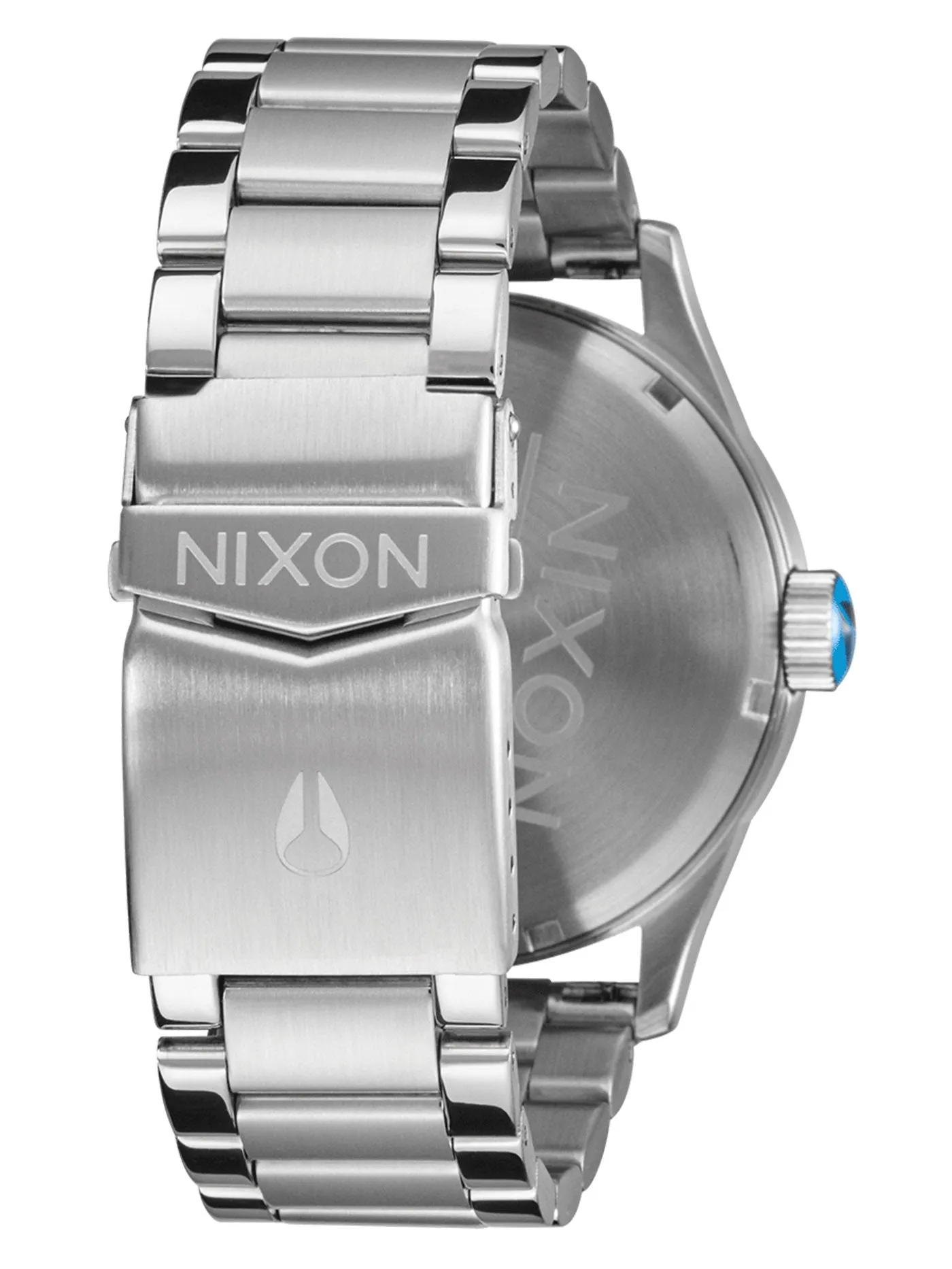 Sentry Stainless Steel Silver/Byron Blue Ombre Watch