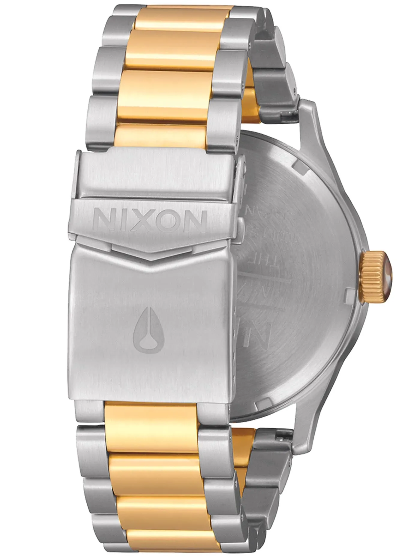 Sentry Stainless Steel Silver/Gold Watch