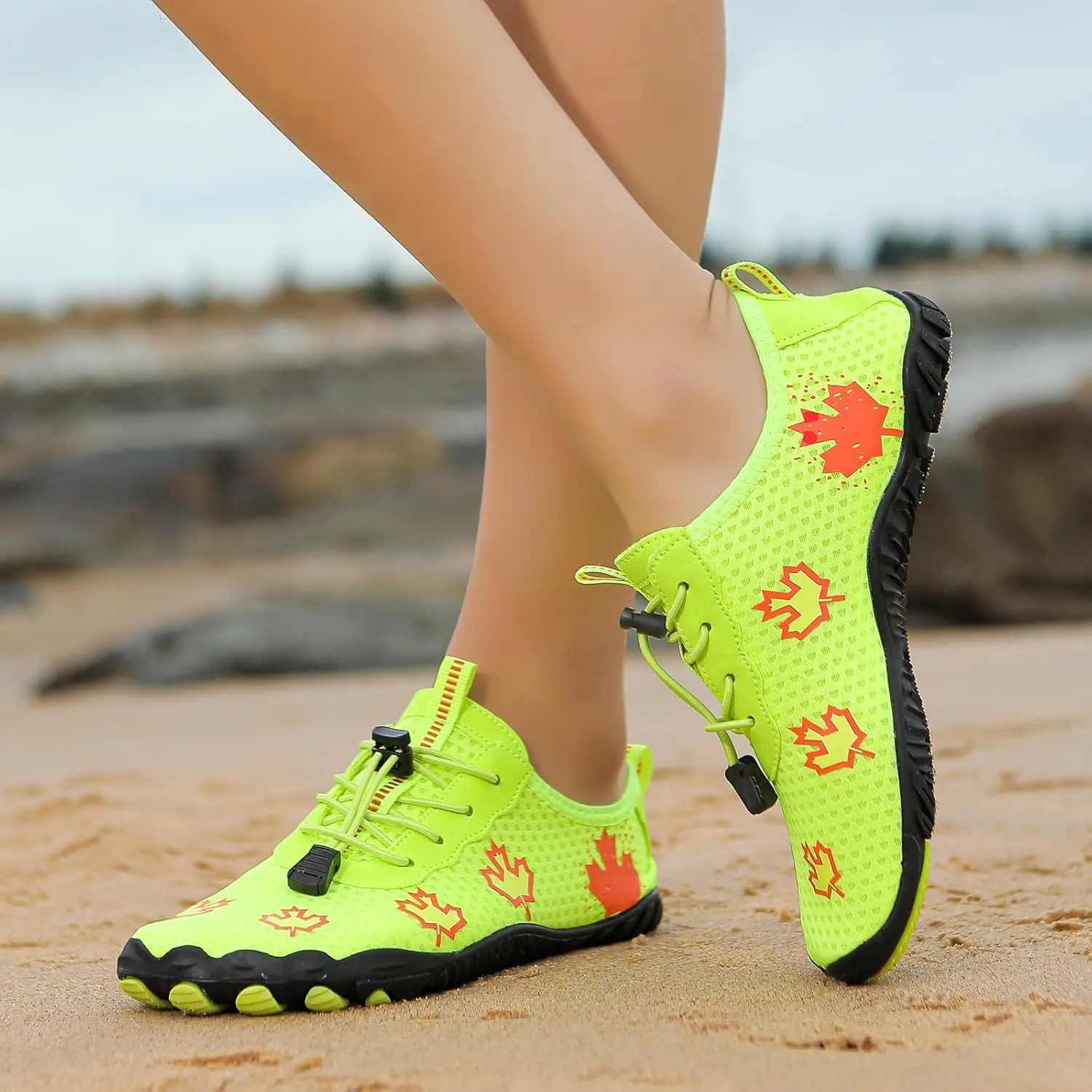 Smoneyful Barefoot Shoes for Men Women, Breathable Wide Toe Barefoot Shoes, Non-Slip Minimalist Athletic Footwear, for Walking, Running, Hiking