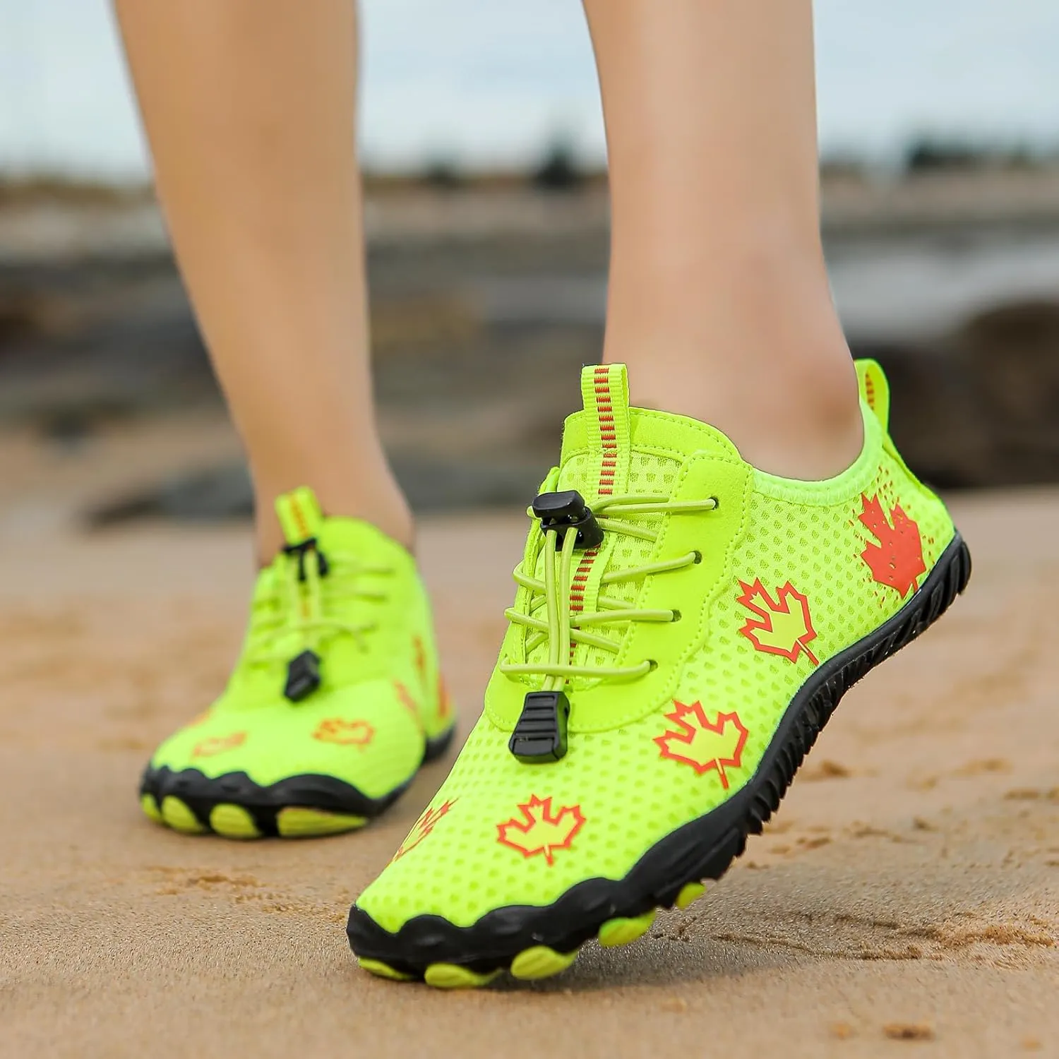 Smoneyful Barefoot Shoes for Men Women, Breathable Wide Toe Barefoot Shoes, Non-Slip Minimalist Athletic Footwear, for Walking, Running, Hiking