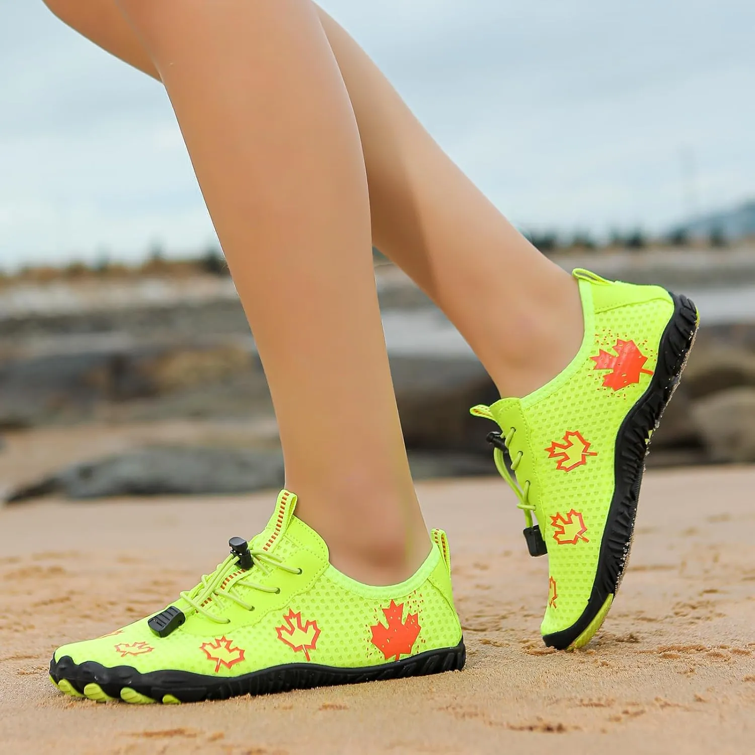 Smoneyful Barefoot Shoes for Men Women, Breathable Wide Toe Barefoot Shoes, Non-Slip Minimalist Athletic Footwear, for Walking, Running, Hiking