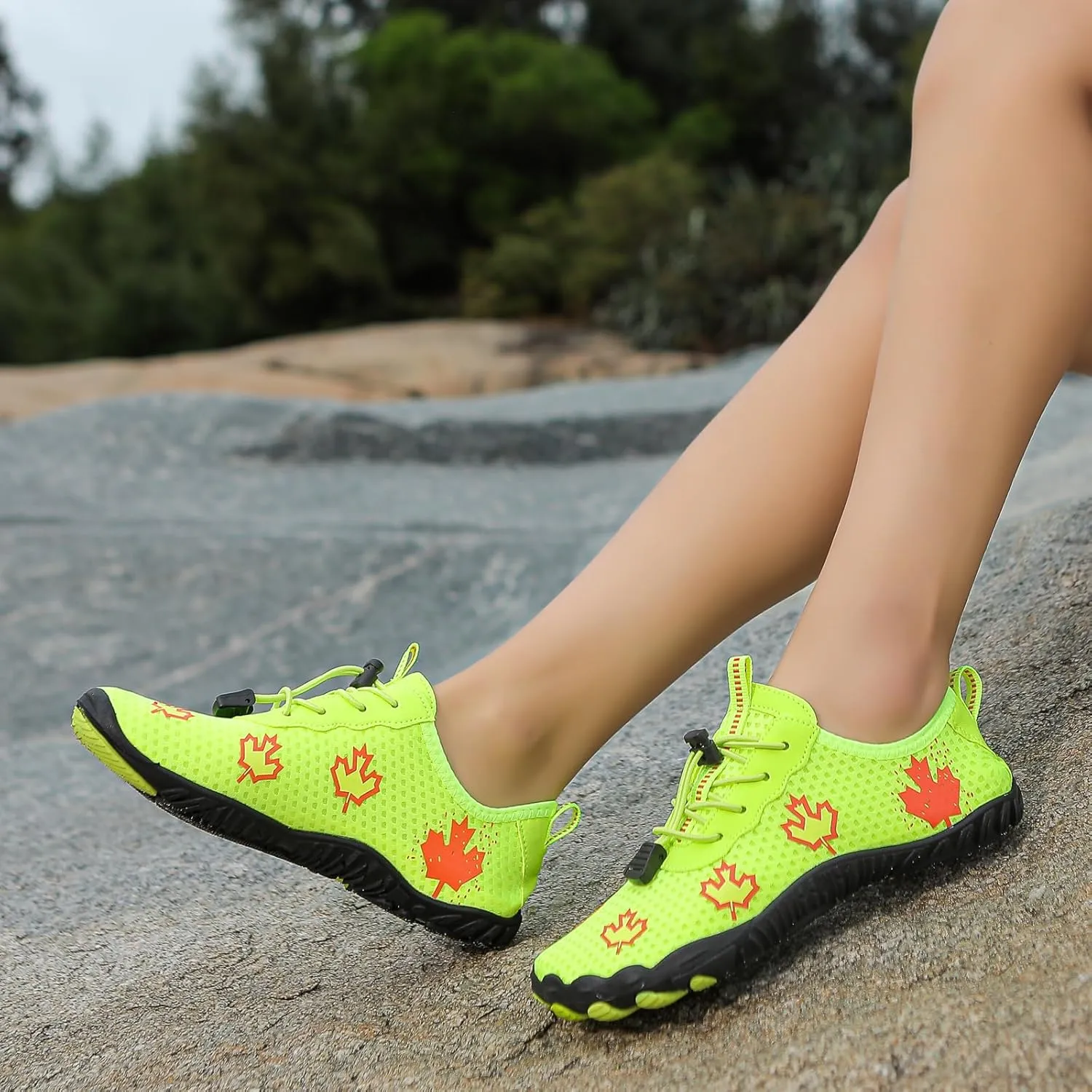 Smoneyful Barefoot Shoes for Men Women, Breathable Wide Toe Barefoot Shoes, Non-Slip Minimalist Athletic Footwear, for Walking, Running, Hiking