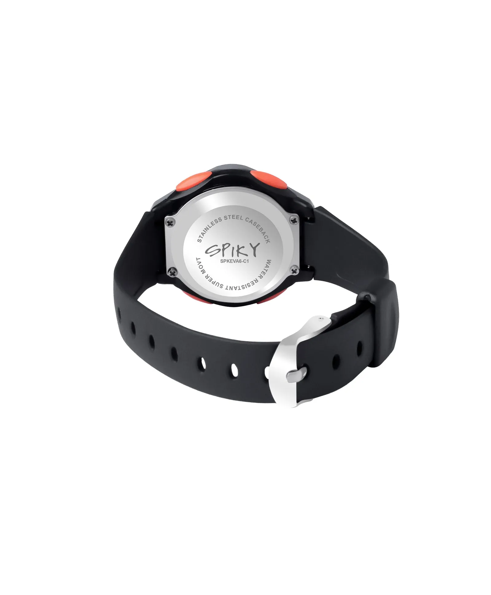 Spiky Round Digital Kids Sports Watch - Blue