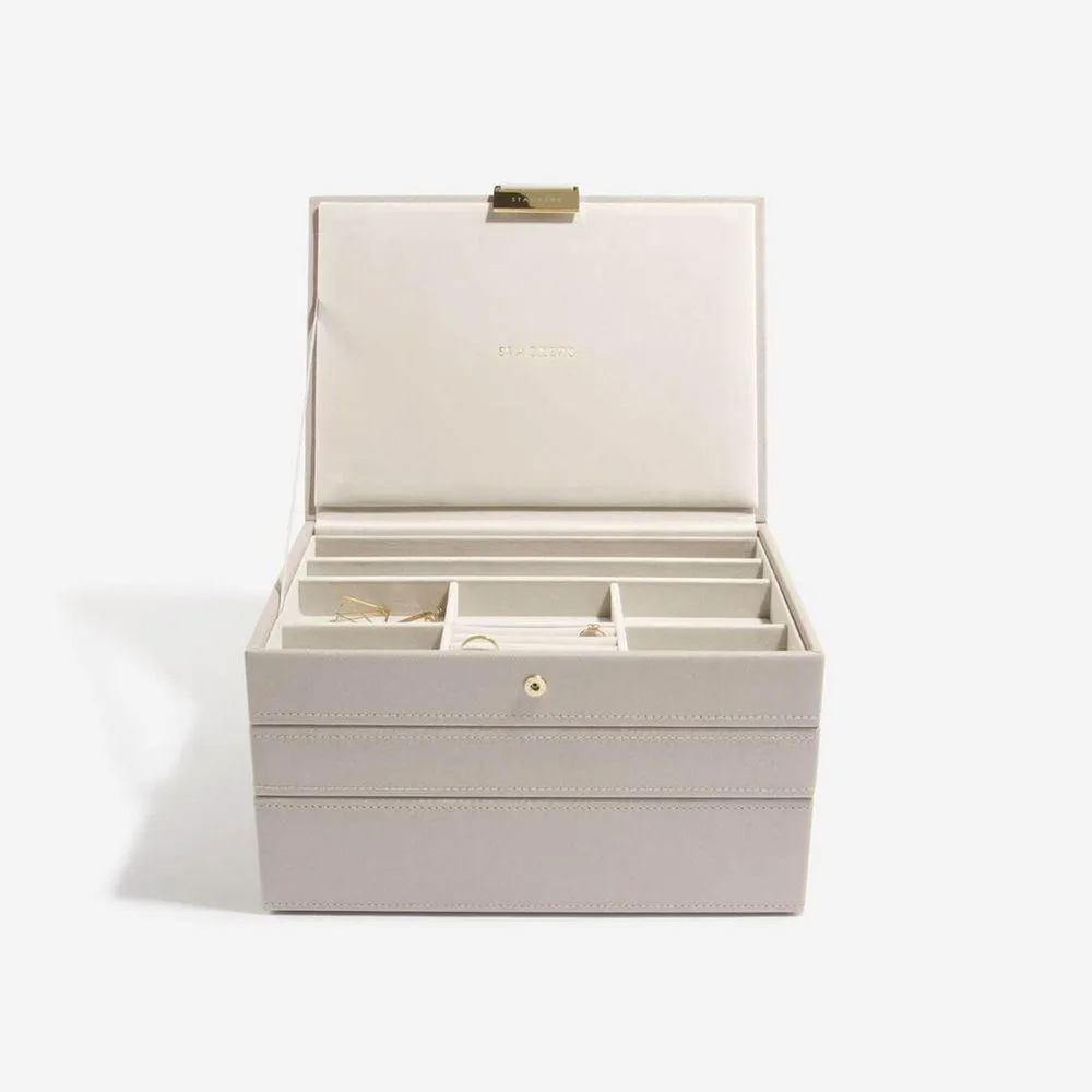 Stackers Classic Jewellery Tray Set Taupe