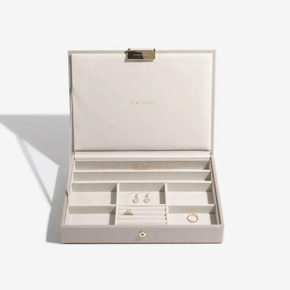 Stackers Classic Jewellery Tray Set Taupe