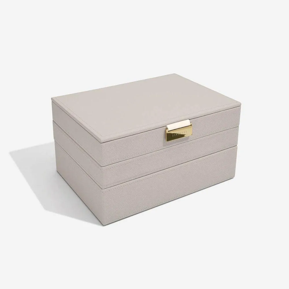 Stackers Classic Jewellery Tray Set Taupe