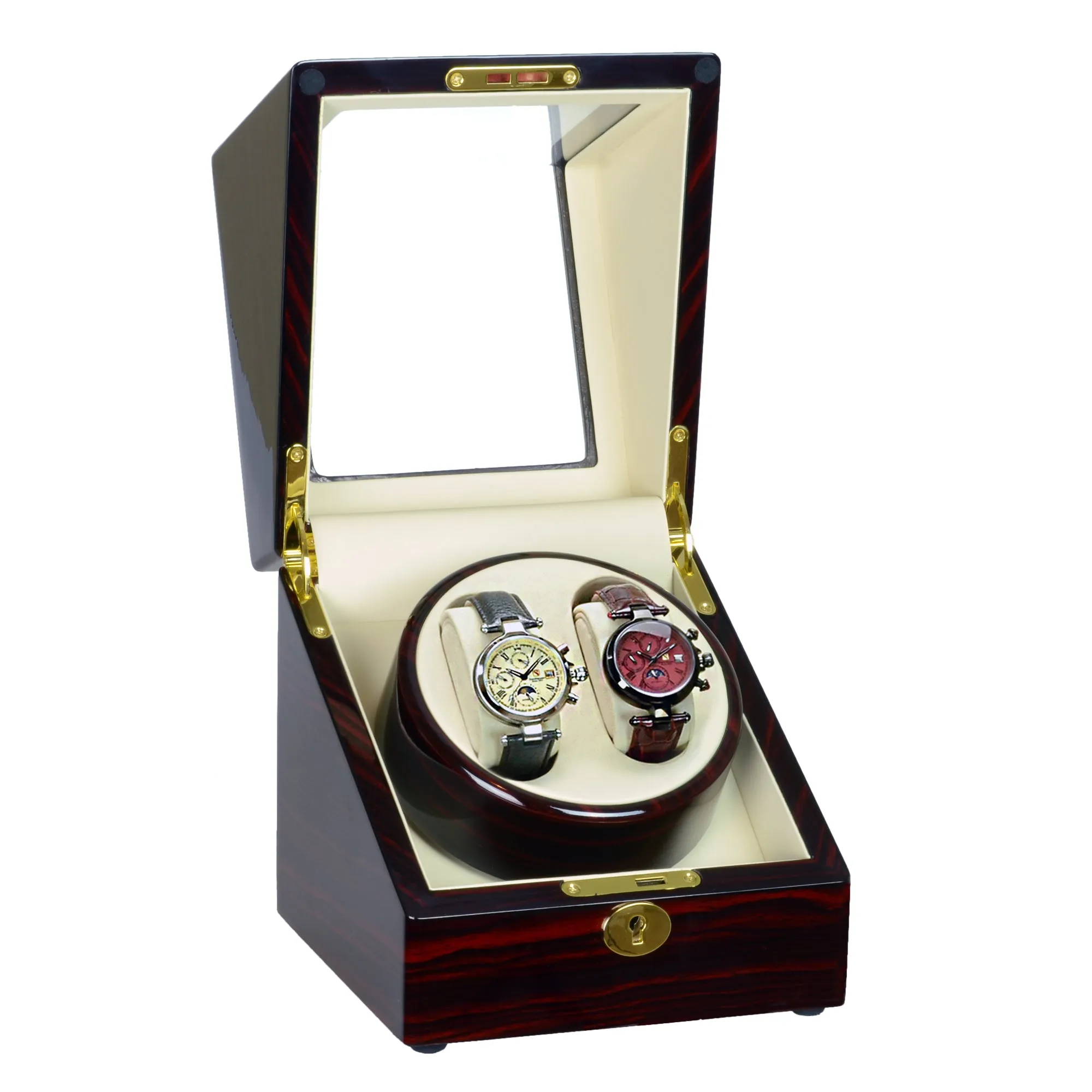 Steinhausen Heritage Double Winder For 2 Watches/Cherrywood