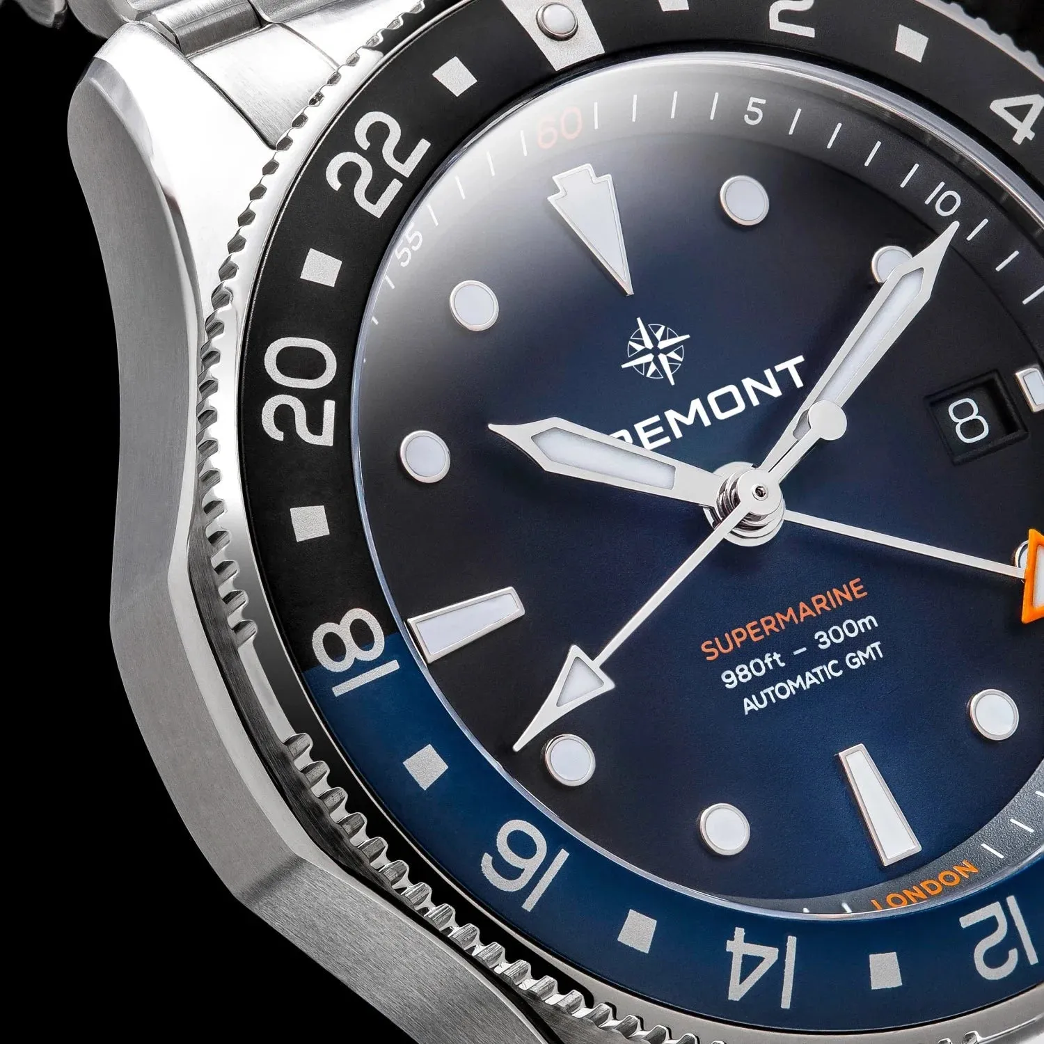 Supermarine 300M GMT, 'Glacier' Blue