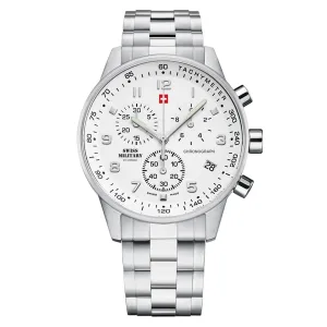 Swiss Military Stainless Steel Chronograph Men's Watch - SM34012.02
