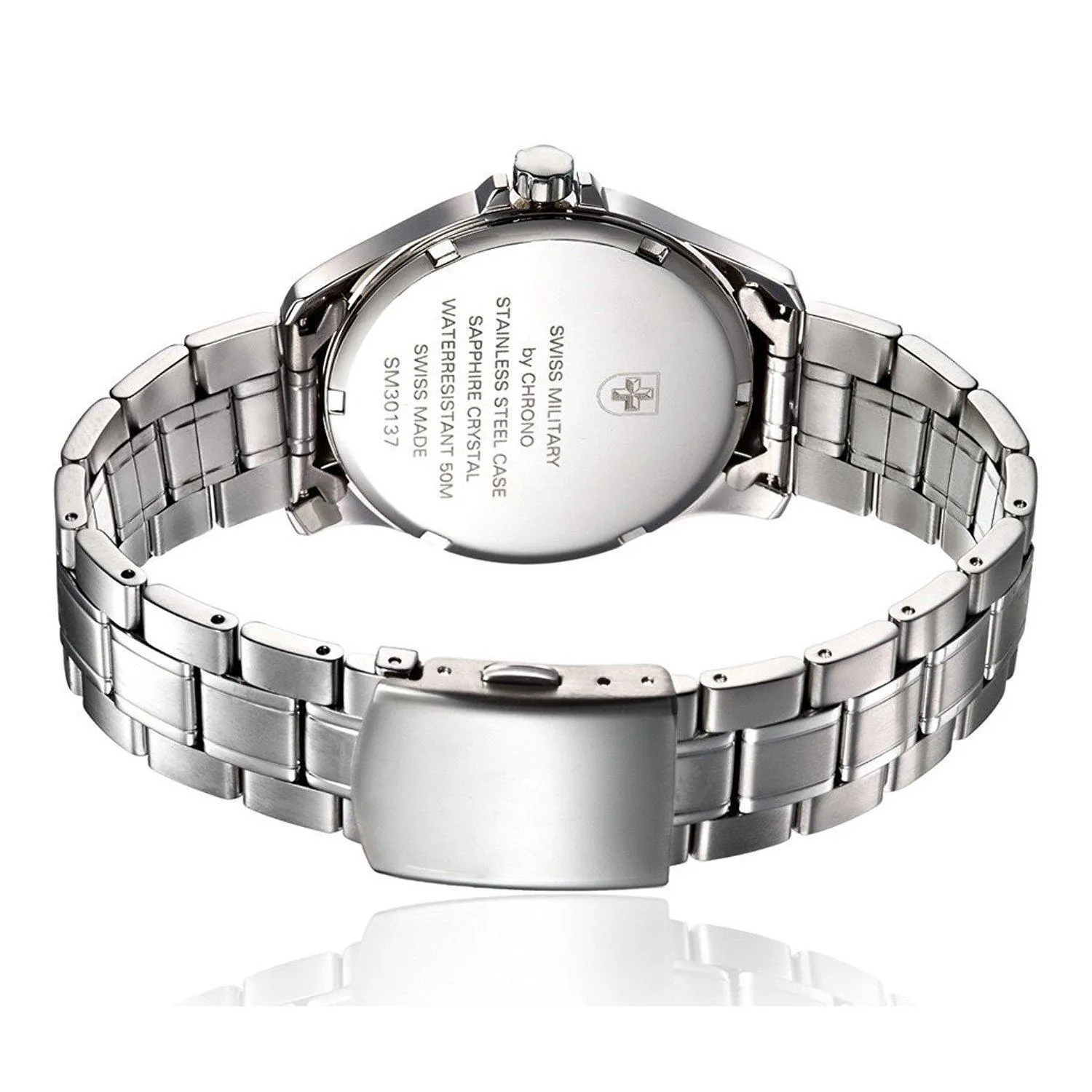 Swiss Military Stainless Steel Men's Watch - SM30137.02
