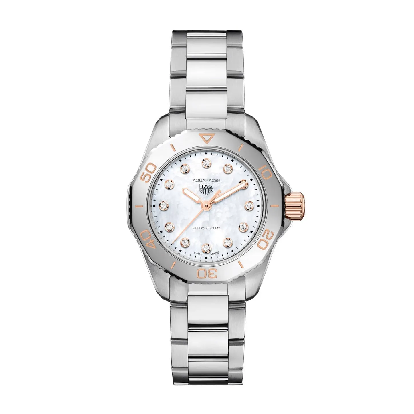 Tag Heuer Aquaracer Ladies Diamond White Watch WBP1450.BA0622