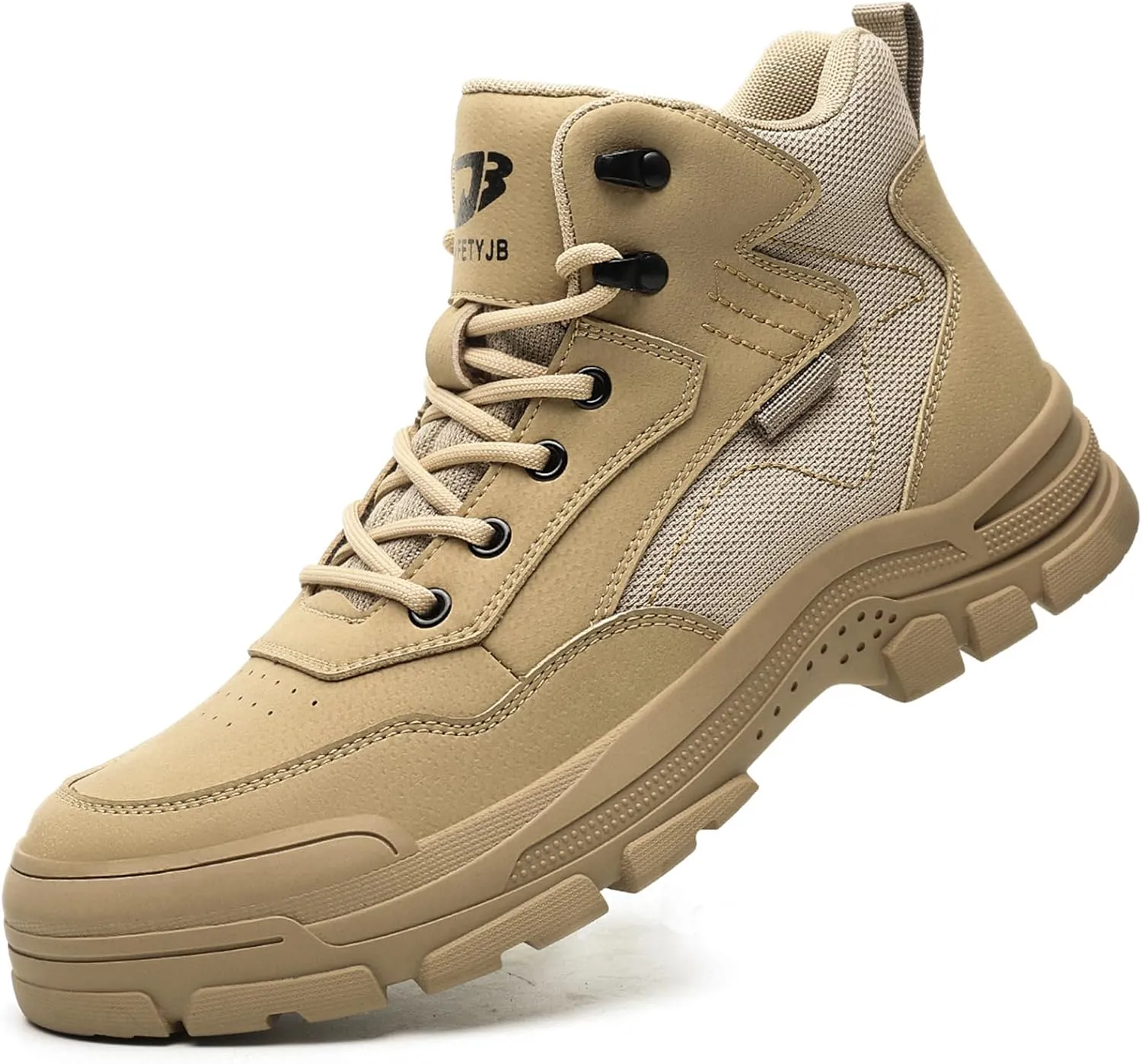 Tanleewa Steel Toe Work Shoes for Men & Women  Lightweight, Comfortable Safety Boots for Construction, Warehouse & Outdoor Use