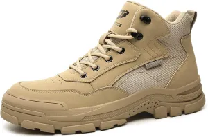 Tanleewa Steel Toe Work Shoes for Men & Women  Lightweight, Comfortable Safety Boots for Construction, Warehouse & Outdoor Use