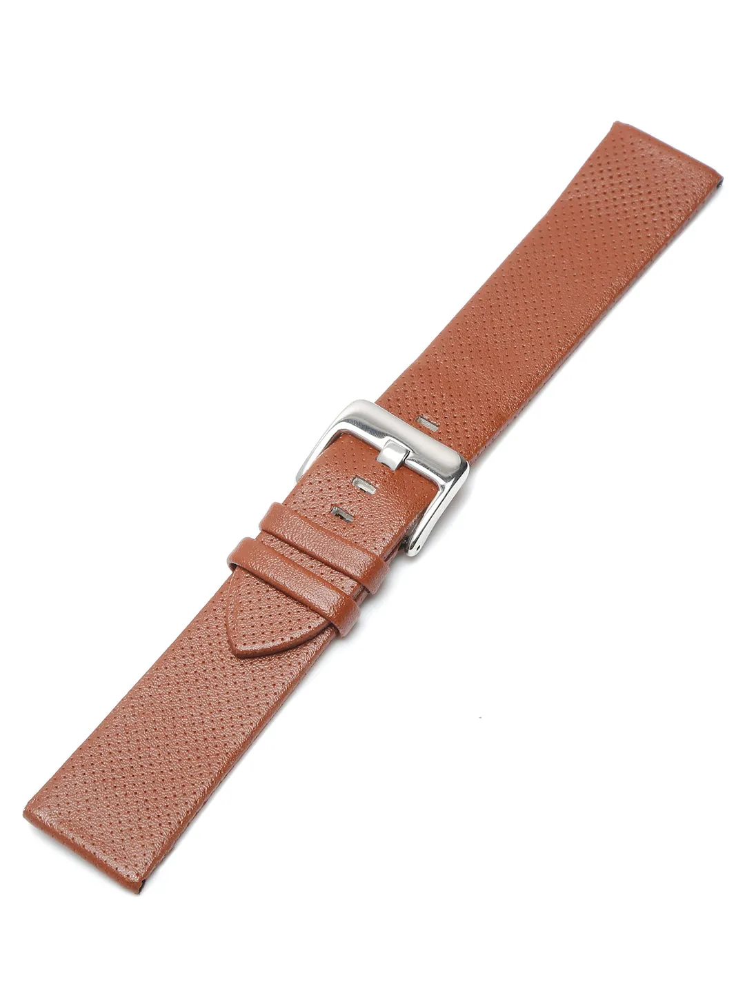 Teakwood Tan texture leather casual 22 MM watch strap