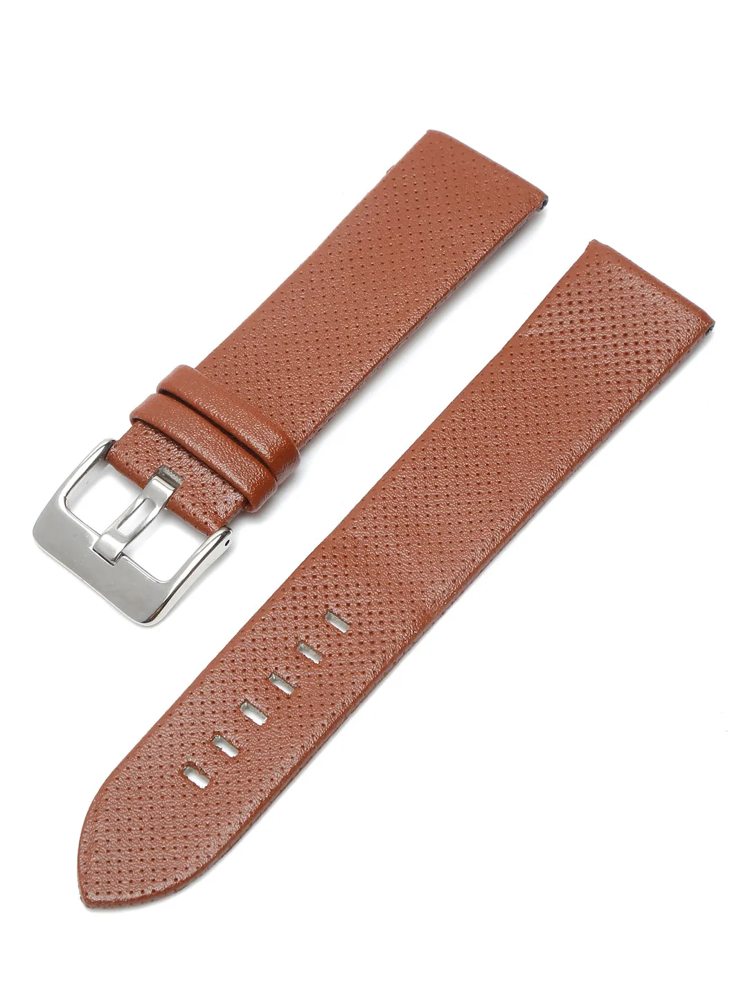 Teakwood Tan texture leather casual 22 MM watch strap