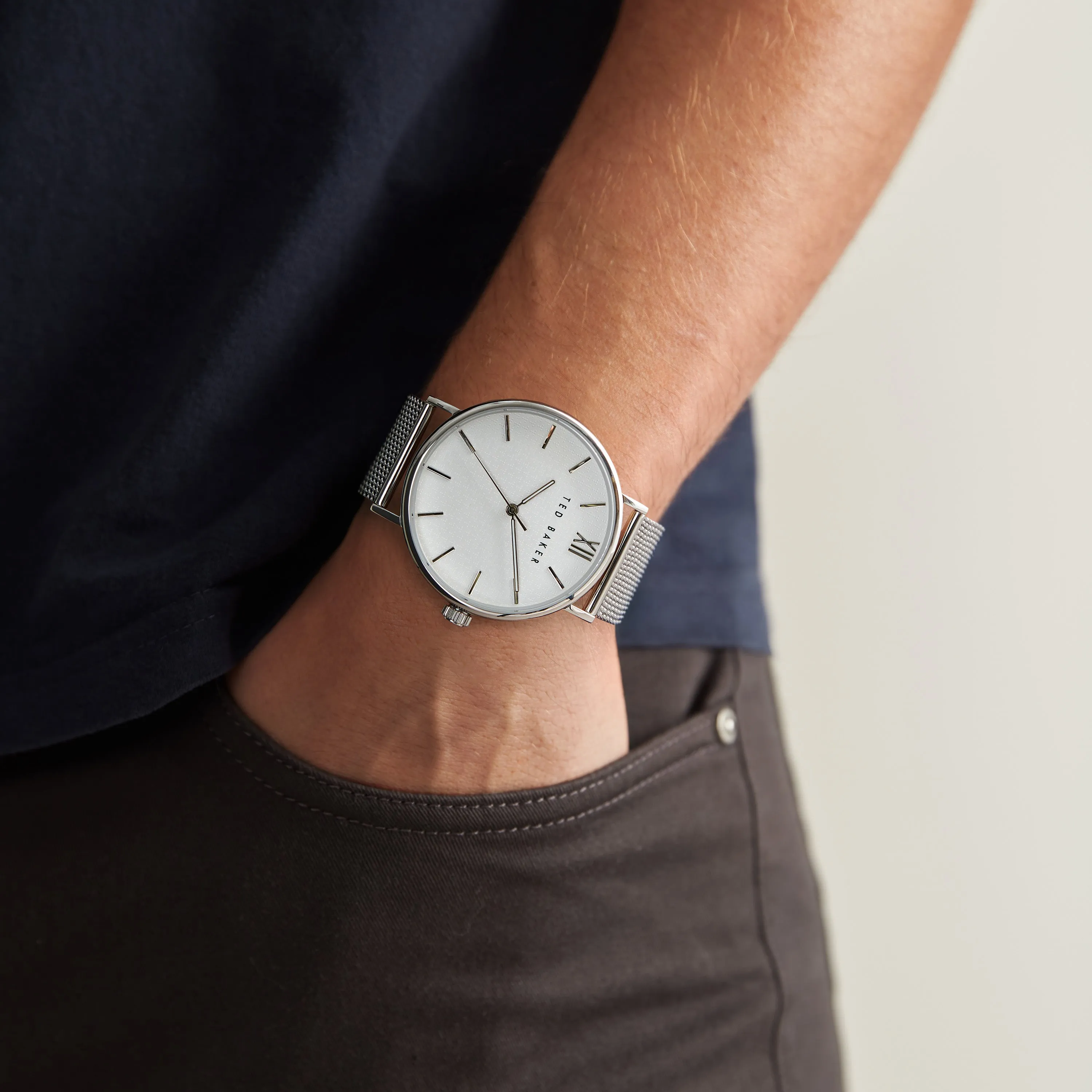Ted Baker White Dial Men Watch - BKPPGS217