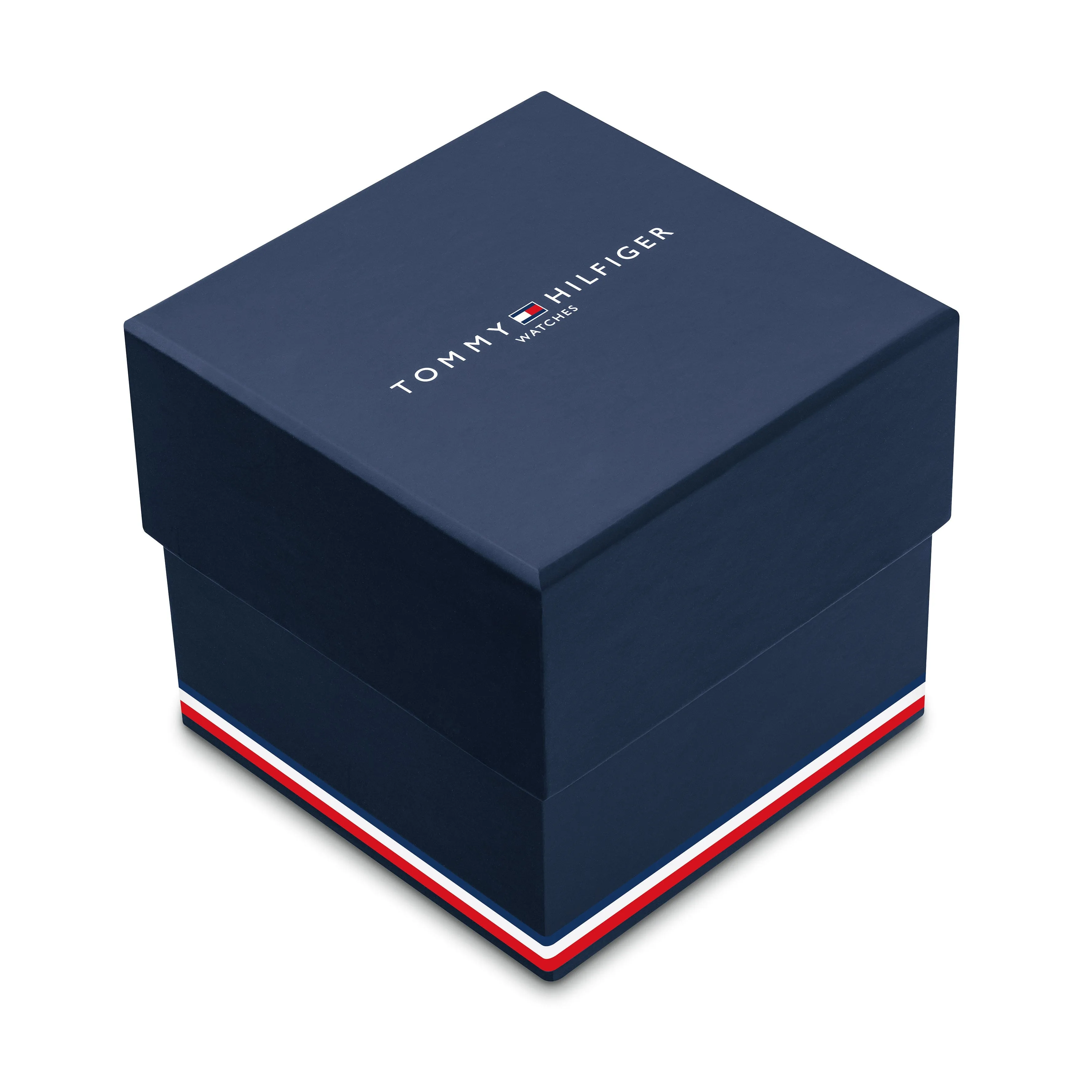 Tommy Hilfiger Boys Logo Strap Watch in Black in 34mm (One Size)