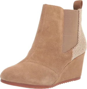TOMS Women's Bailey Ankle Boots,Suede/Textile/Leather  Booties for Women