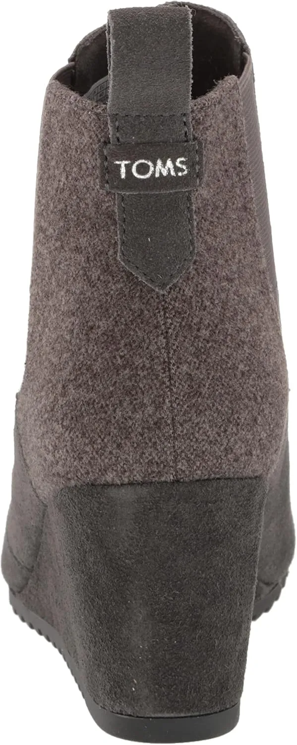 TOMS Women's Bailey Ankle Boots,Suede/Textile/Leather  Booties for Women