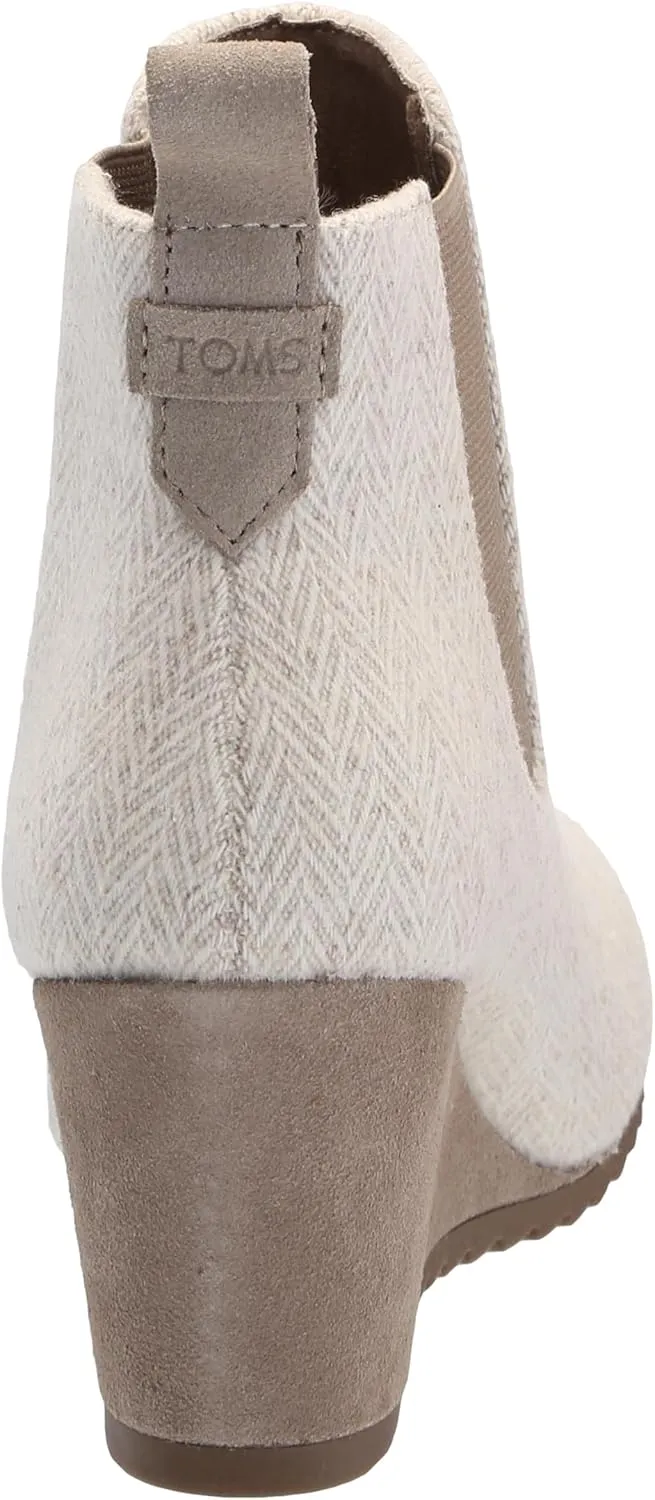 TOMS Women's Bailey Ankle Boots,Suede/Textile/Leather  Booties for Women