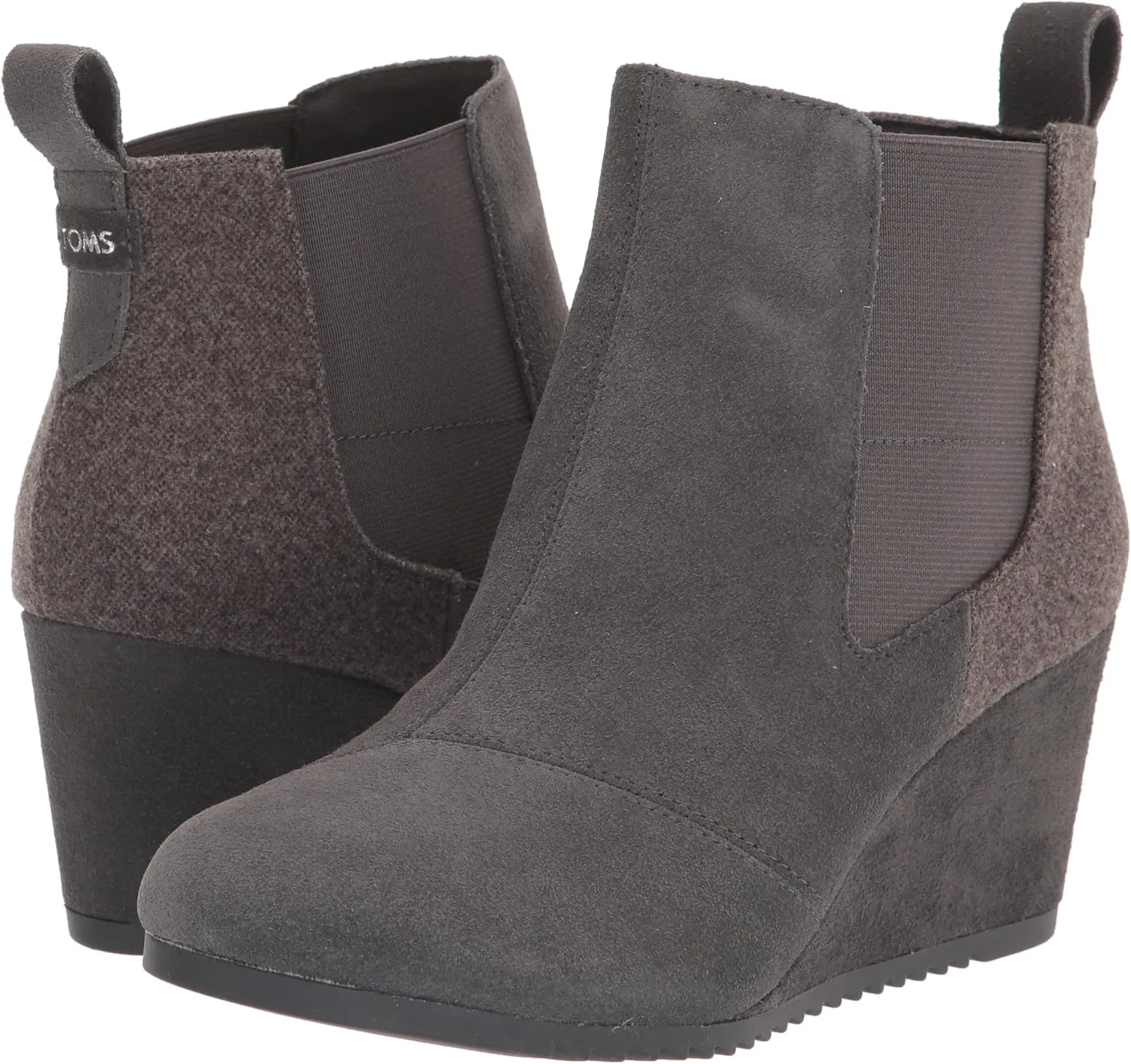 TOMS Women's Bailey Ankle Boots,Suede/Textile/Leather  Booties for Women