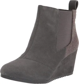 TOMS Women's Bailey Ankle Boots,Suede/Textile/Leather  Booties for Women