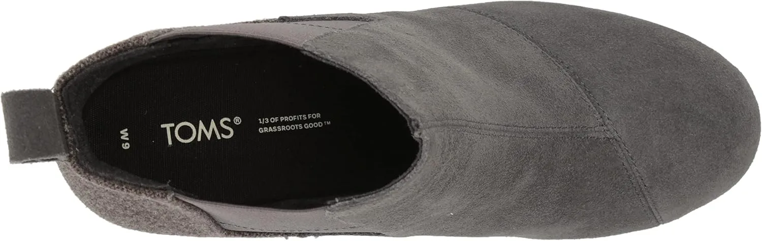 TOMS Women's Bailey Ankle Boots,Suede/Textile/Leather  Booties for Women
