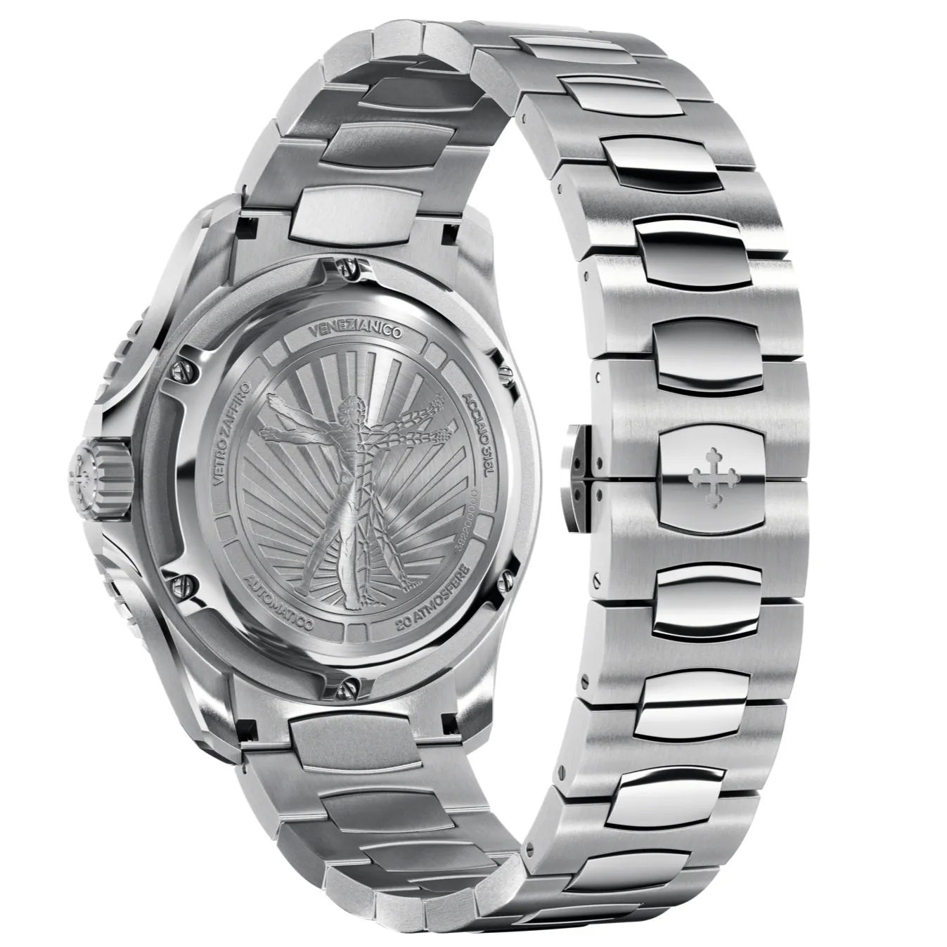 Venezianico 3921503C Nereide Ultraleggero 42 Men's Silver Watch
