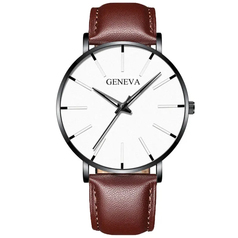 Watches: by Geneva. Minimalist Styling. Ultra Thin. Blue Stainless Steel Mesh. Quartz.