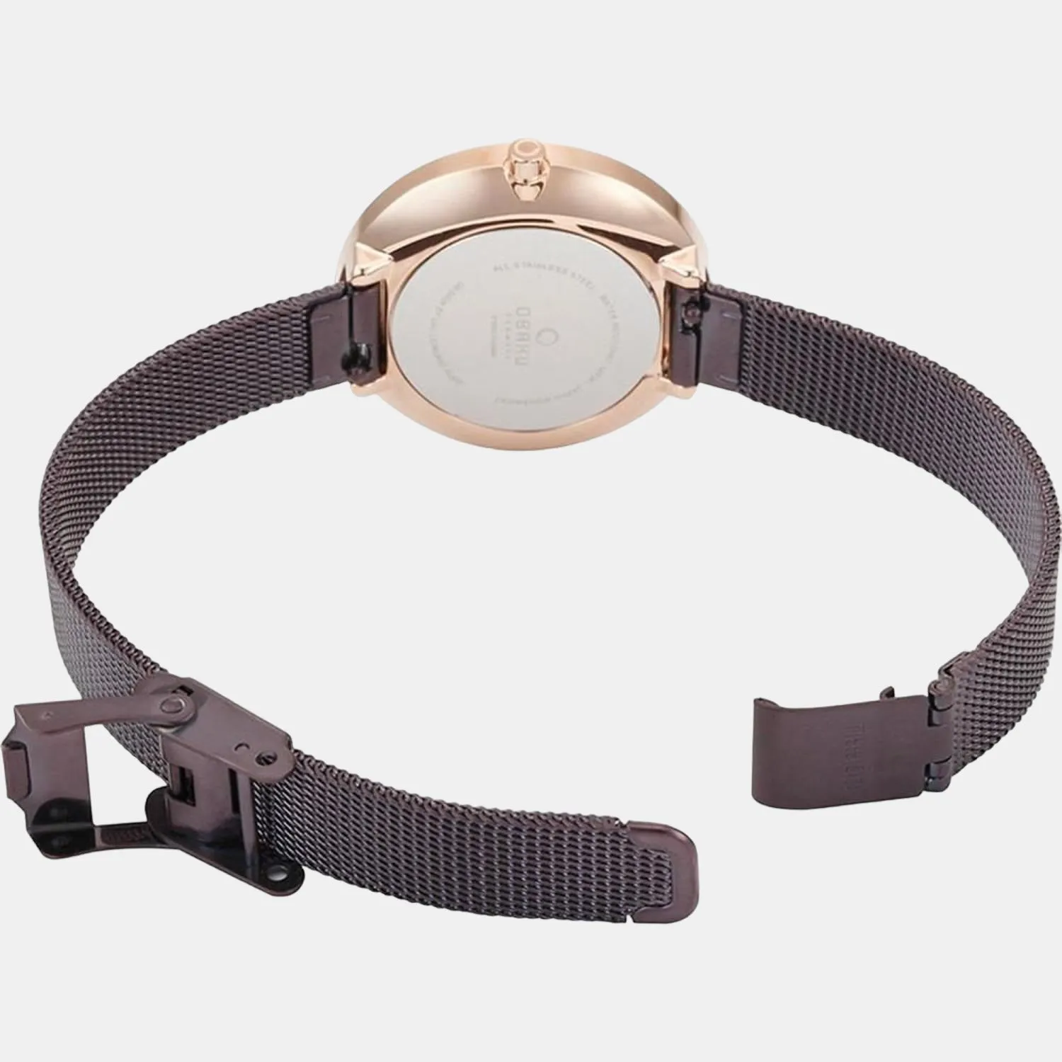 Women Brown Analog Stainless Steel Watch V219LXVNMN
