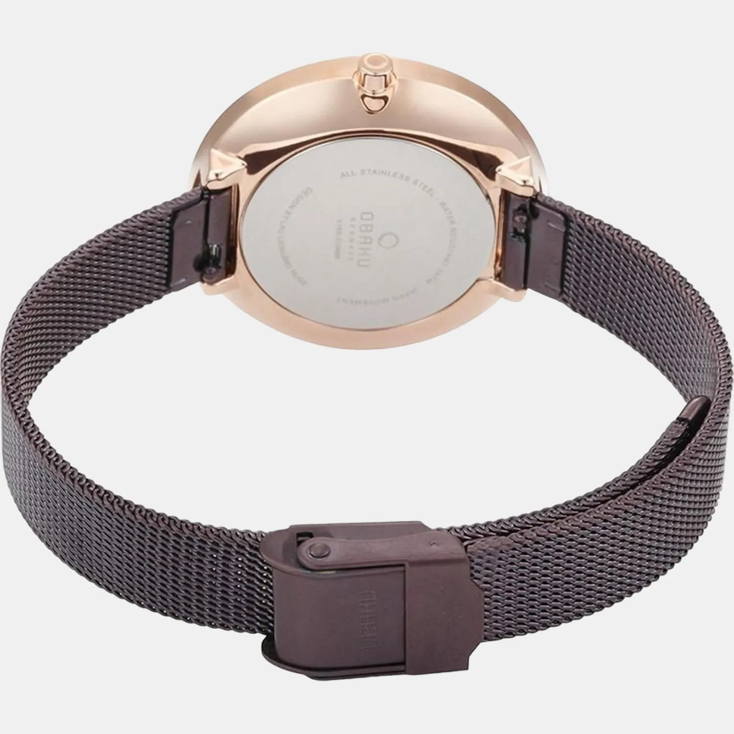 Women Brown Analog Stainless Steel Watch V219LXVNMN